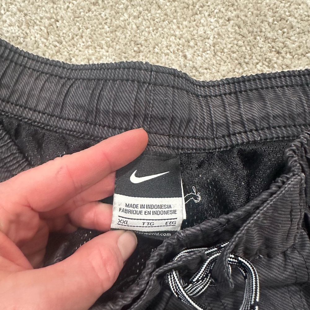 Nike Charcoal Swim Shorts - Picture 3 of 4